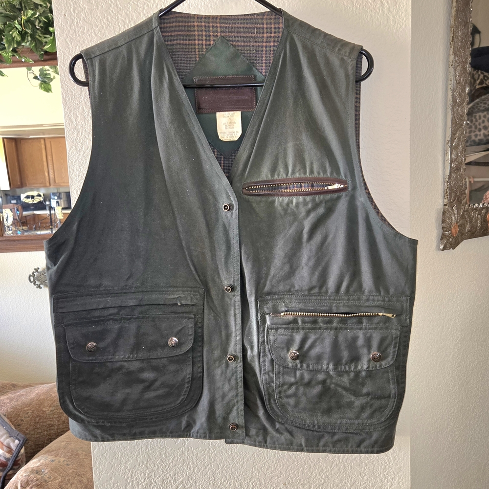 Waterproof, Mens Oiled Vest/ Fishing Ect.